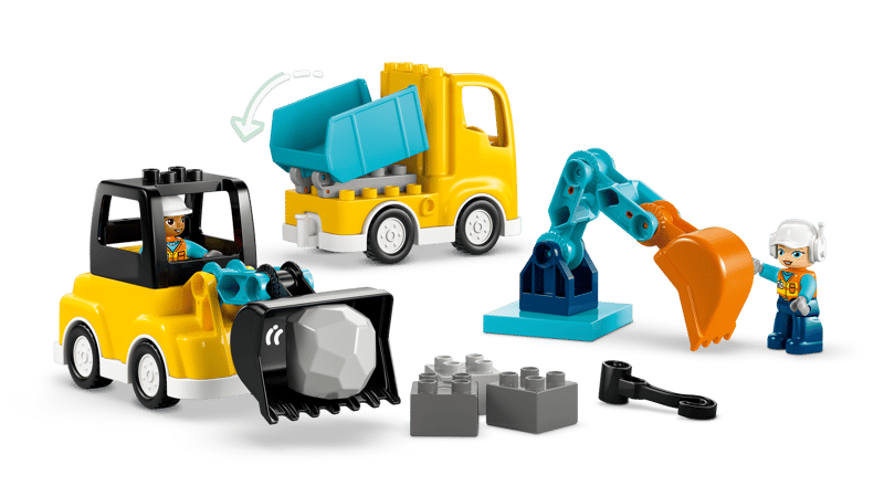 LEGO DUPLO Town 3 in 1 Construction Vehicles (10475)