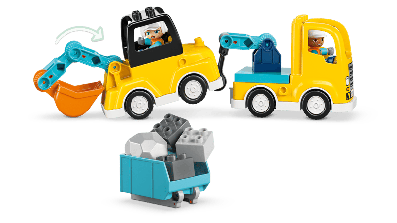 LEGO DUPLO Town 3 in 1 Construction Vehicles (10475)