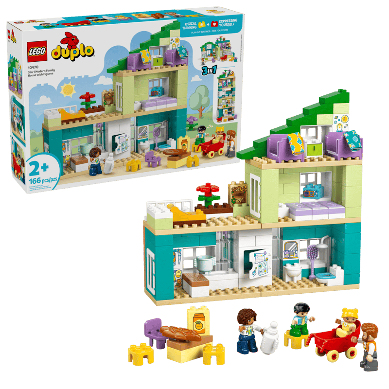 LEGO DUPLO Town 3 in 1 Modern Family House (10470)