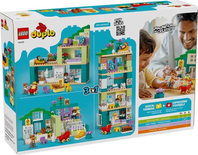 LEGO DUPLO Town 3 in 1 Modern Family House (10470)