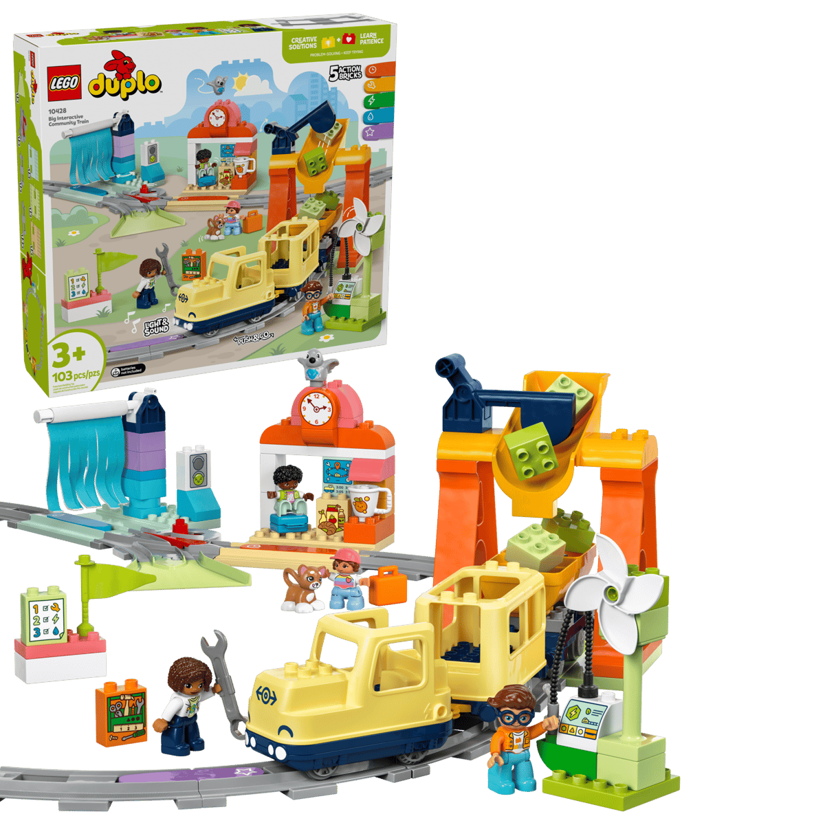 LEGO DUPLO Town Big Interactive Community Train (10428)