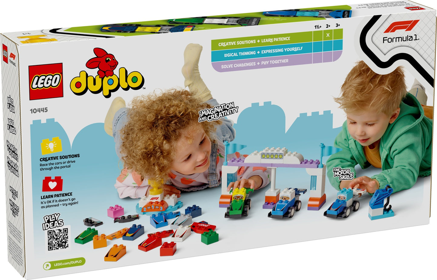 LEGO DUPLO Town F1 Team Race Cars and Drivers (10445)