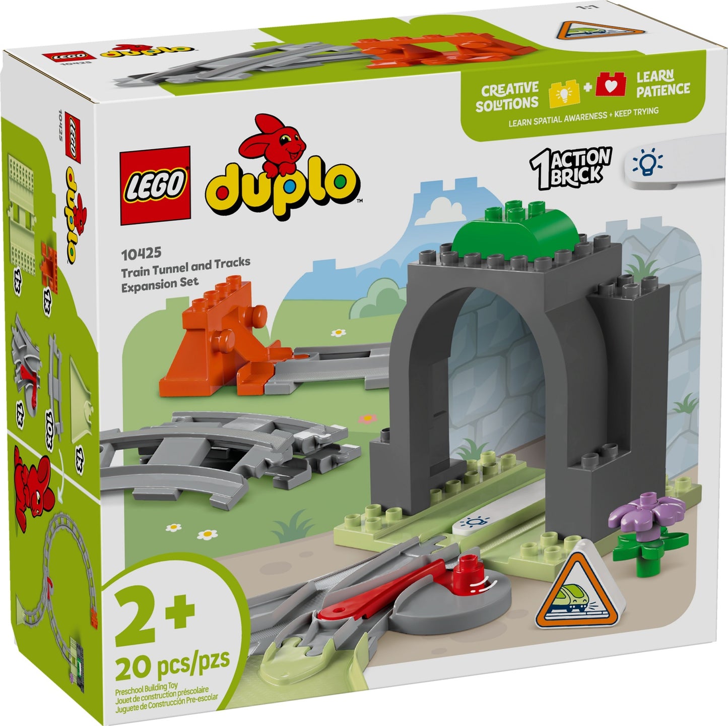 LEGO DUPLO Town Train Tunnel and Tracks Expansion Set (10425)