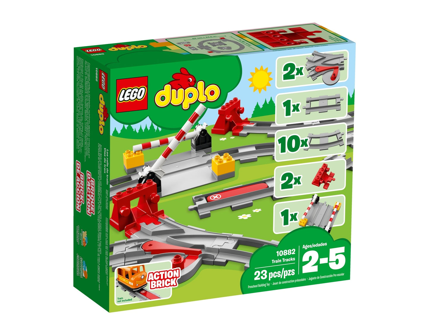 LEGO DUPLO Train Tracks (10882)