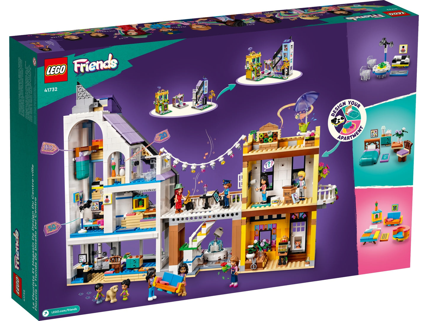 LEGO Friends Downtown Flower and Design Stores (41732)