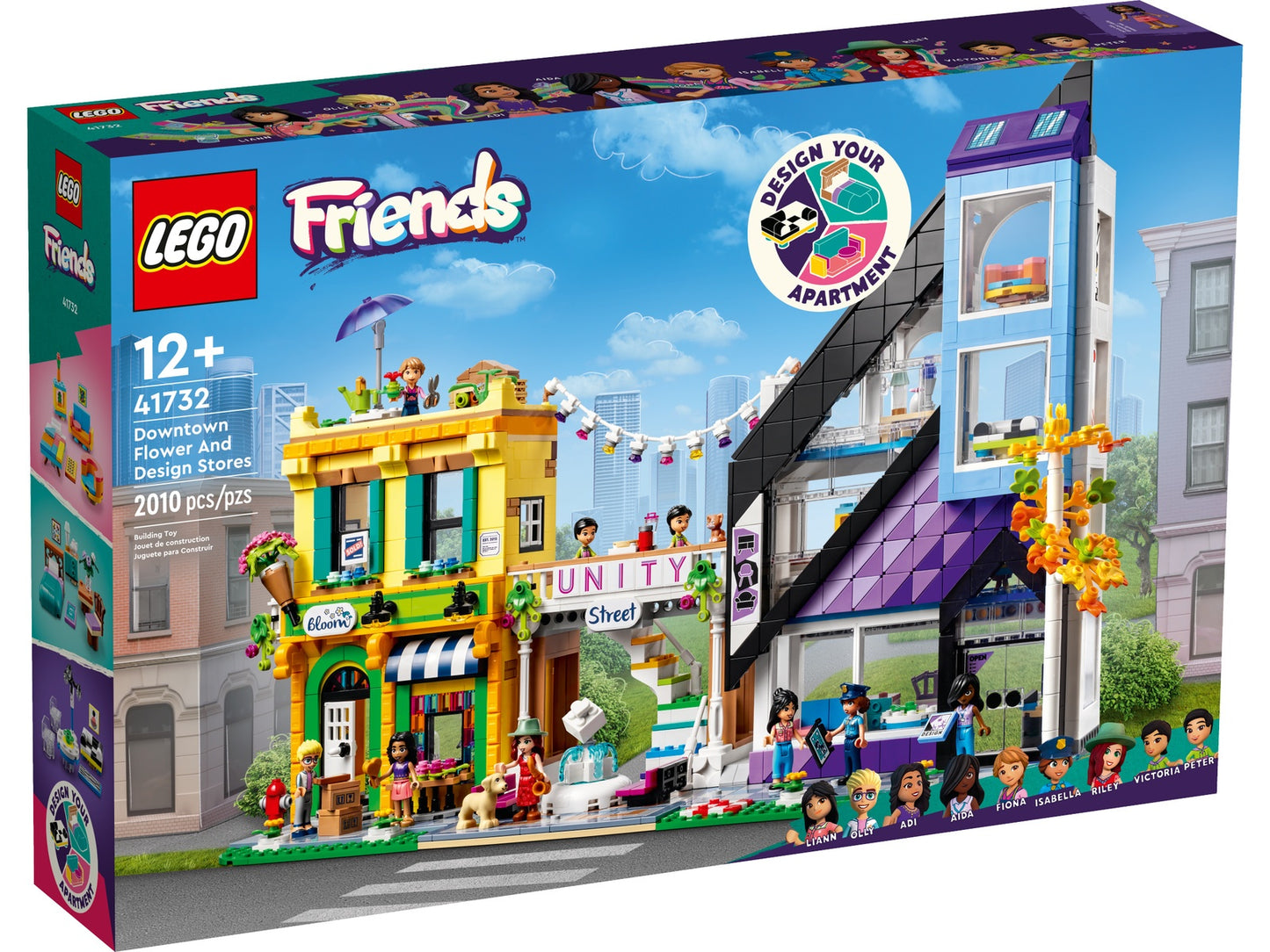 LEGO Friends Downtown Flower and Design Stores (41732)