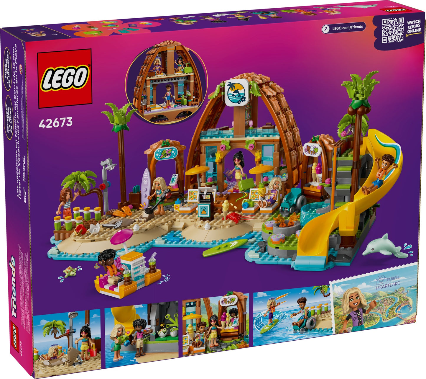 LEGO Friends Family Vacation Beach Resort (42673)