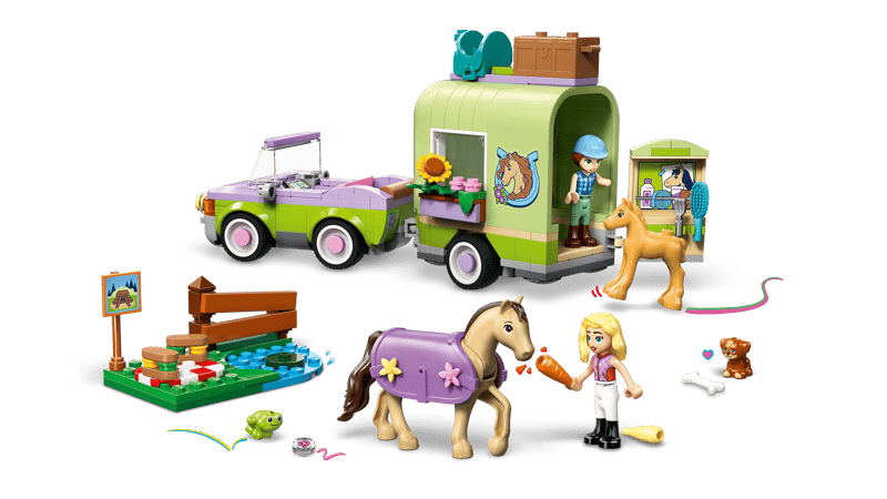 LEGO Friends Horse & Baby Foal Trailer (42695)