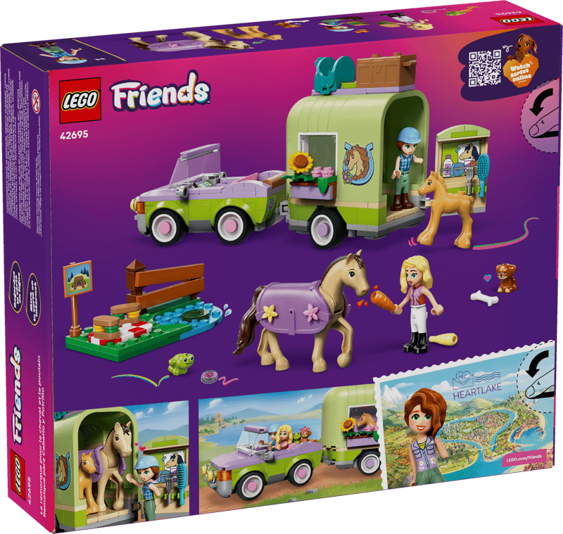 LEGO Friends Horse & Baby Foal Trailer (42695)
