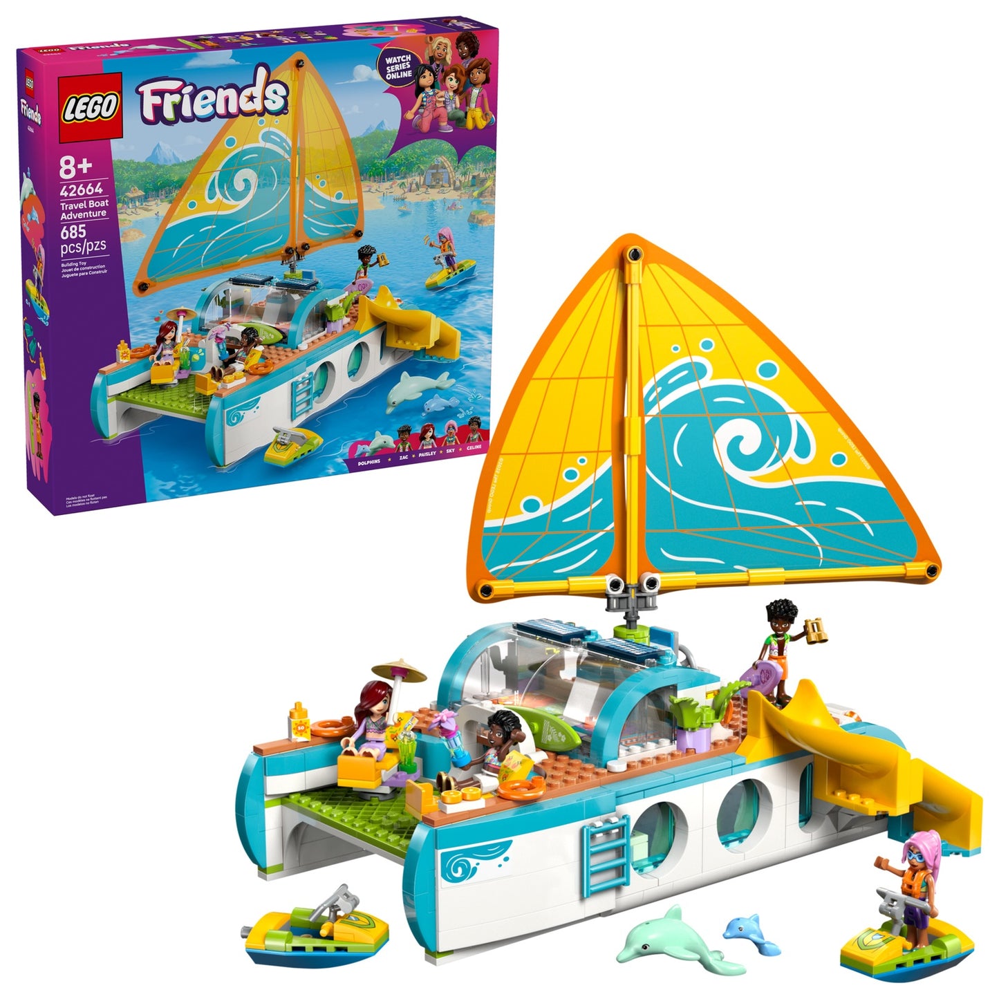 LEGO Friends Travel Boat Adventure (42664)