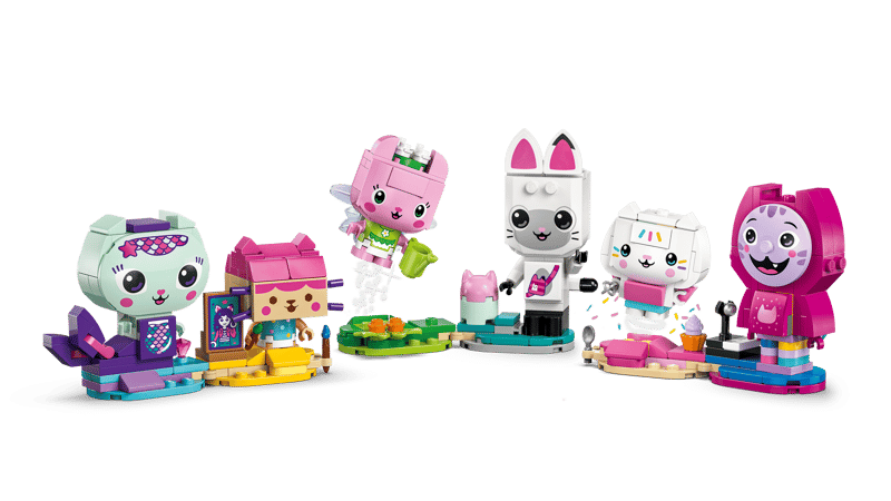 LEGO Gabby's Dollhouse Brick-Built Cat Friends (11215)