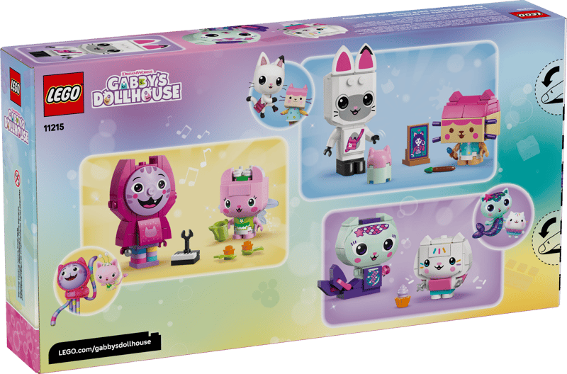 LEGO Gabby's Dollhouse Brick-Built Cat Friends (11215)