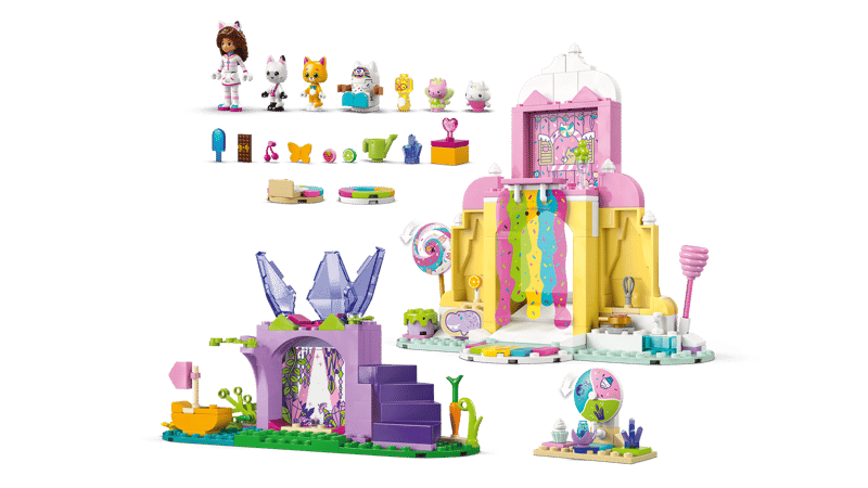 LEGO Gabby's Dollhouse Sweet Treat Mountain and Kitty Garden (11205)
