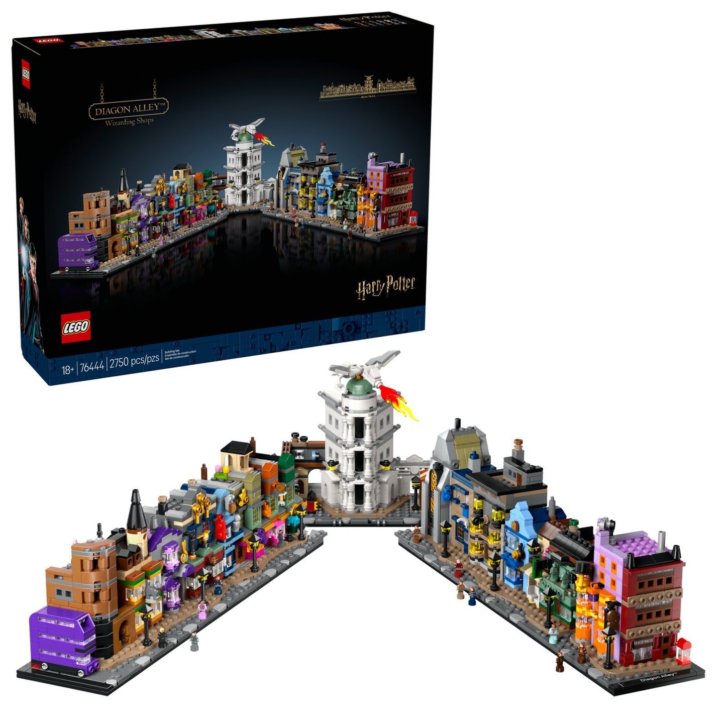 LEGO Harry Potter Diagon Alley Wizarding Shops (76444)