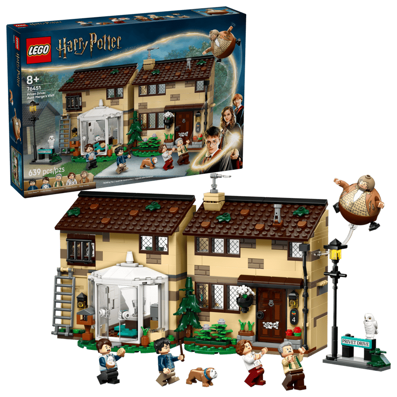 LEGO Harry Potter Privet Drive: Aunt Marge's Visit (76451)