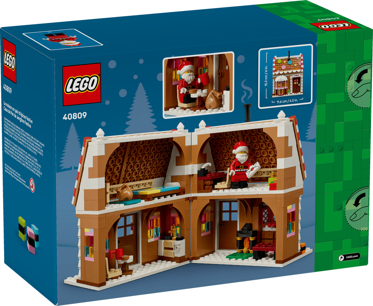 LEGO Iconic Festive Gingerbread House (40809)