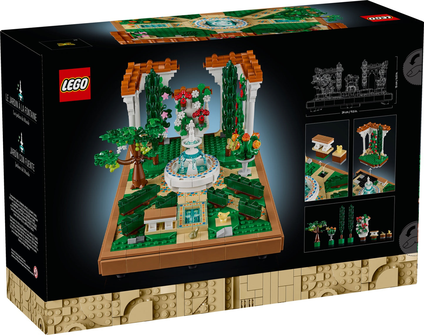LEGO Icons Fountain Garden (10359)
