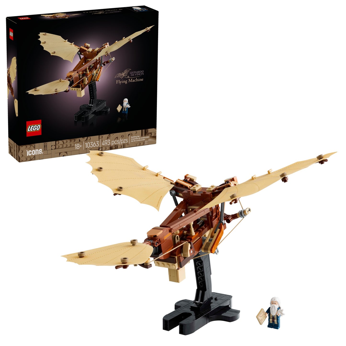 LEGO Icons Leonardo da Vinci's Flying Machine (10363)