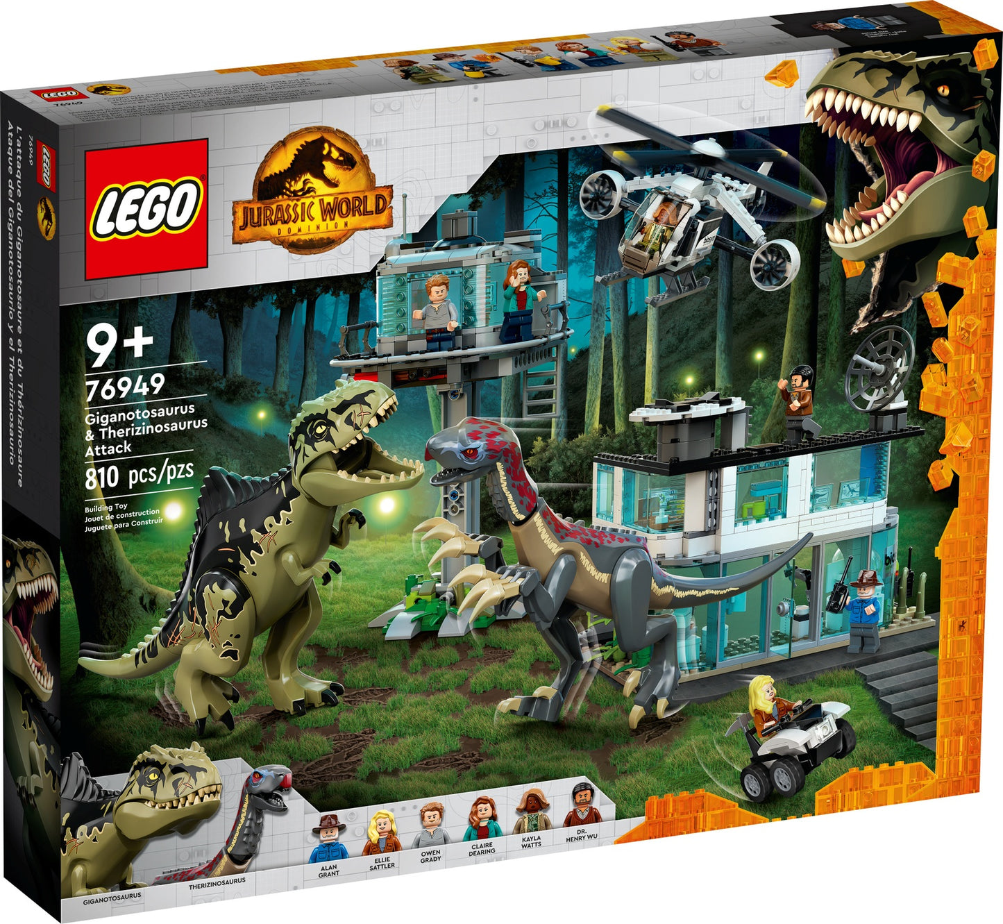 LEGO Jurassic World Giganotosaurus and Therizinosaurus Attack (76949)