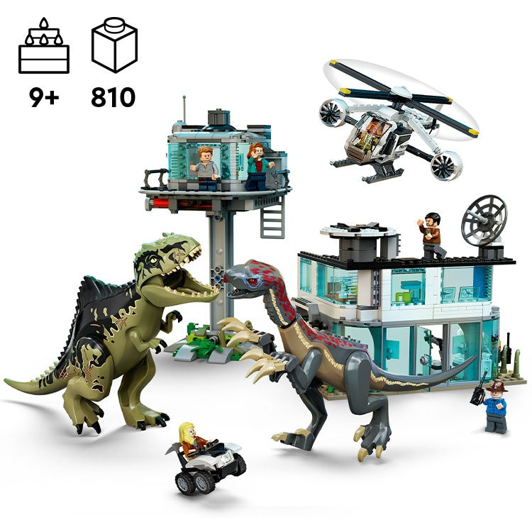 LEGO Jurassic World Giganotosaurus and Therizinosaurus Attack (76949)