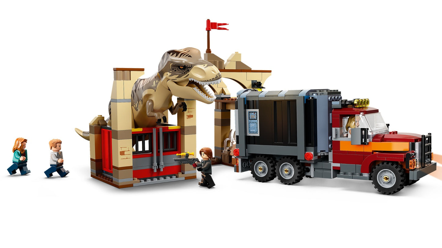 LEGO Jurassic World T. rex and Atrociraptor Dinosaur Breakout (76948)