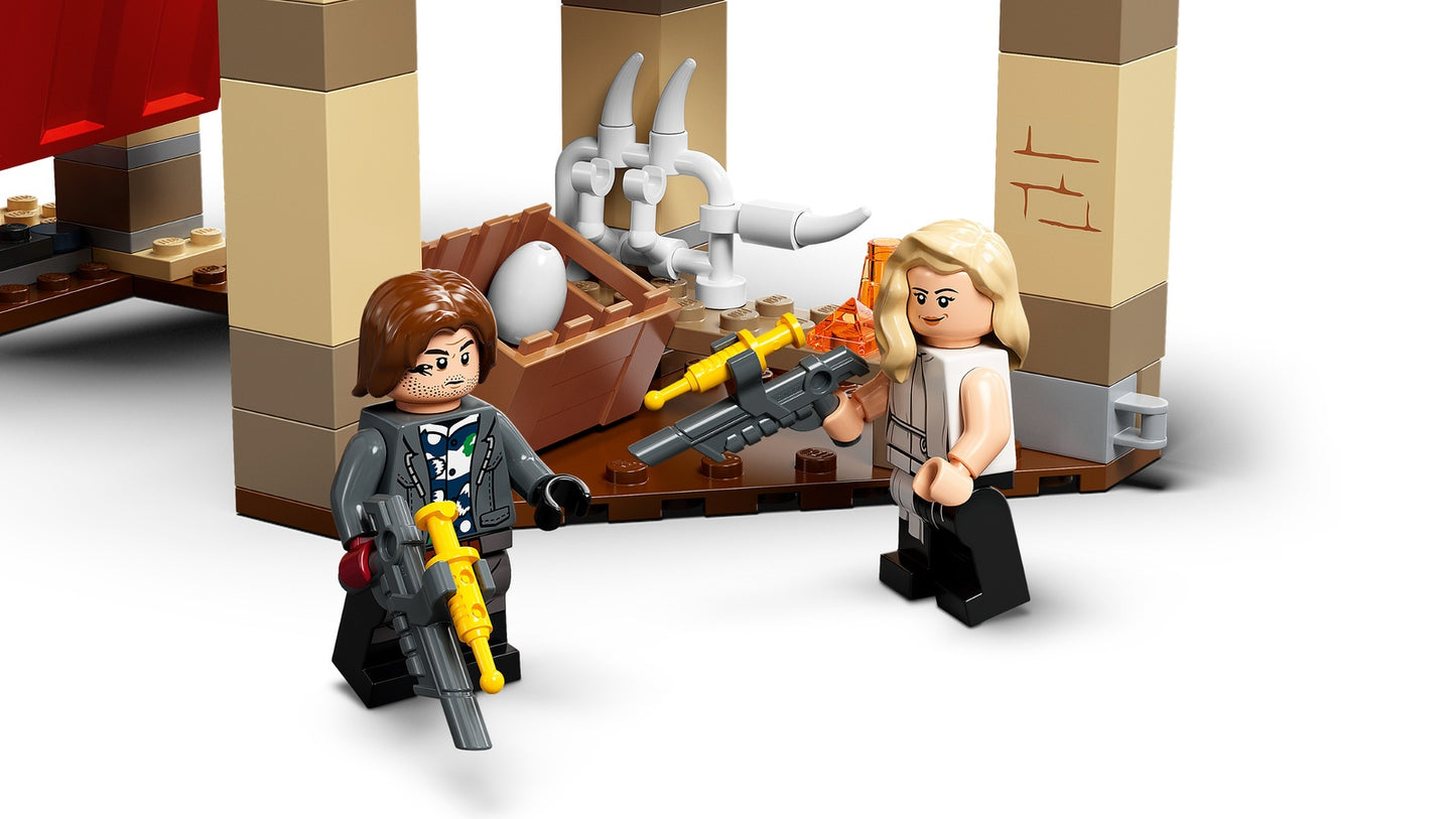 LEGO Jurassic World T. rex and Atrociraptor Dinosaur Breakout (76948)