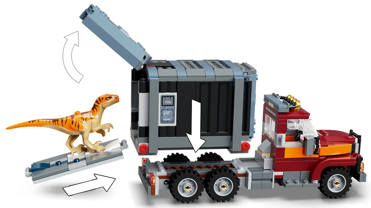 LEGO Jurassic World T. rex and Atrociraptor Dinosaur Breakout (76948)