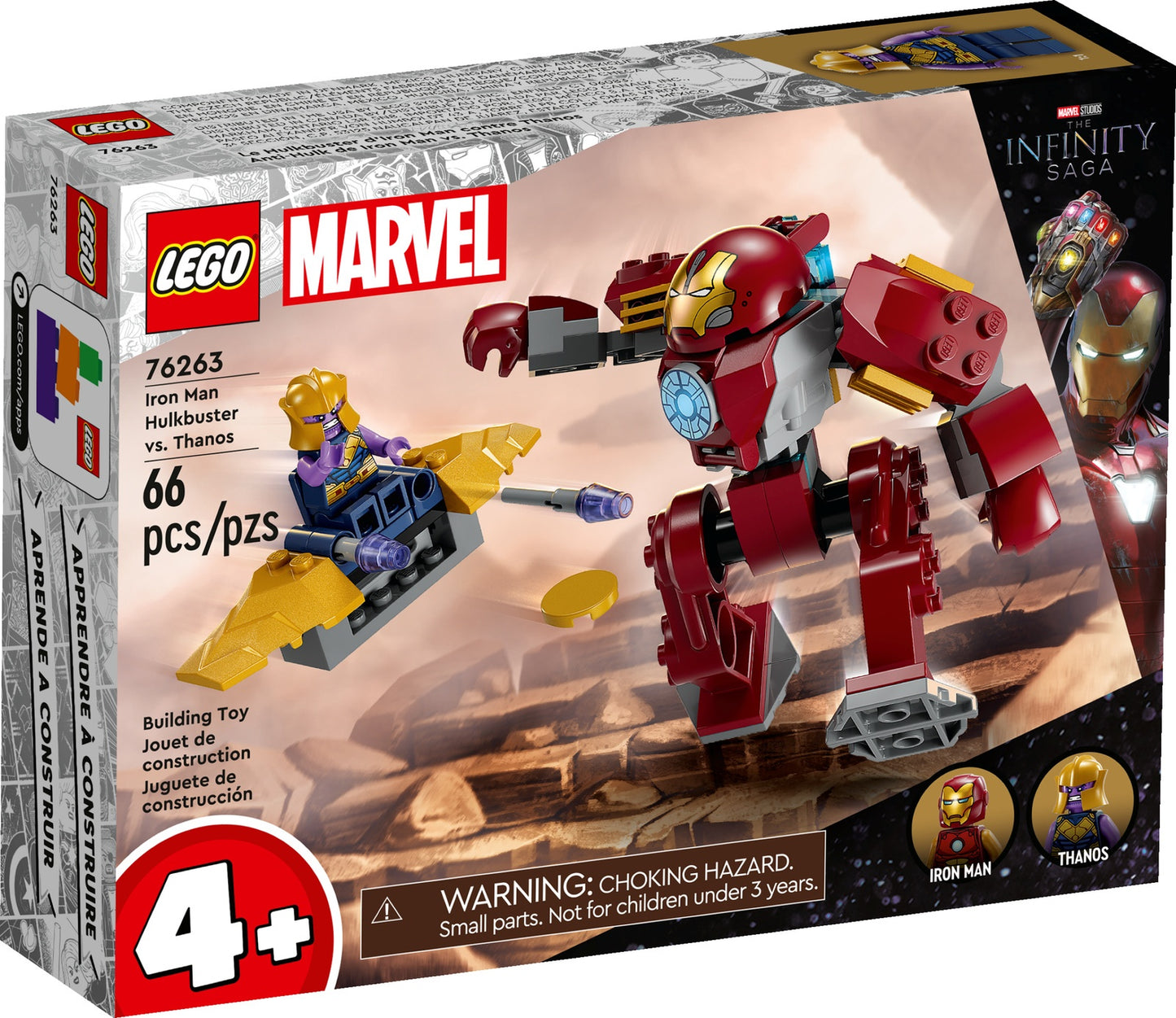 LEGO Marvel Iron Man Hulkbuster vs. Thanos (76263)