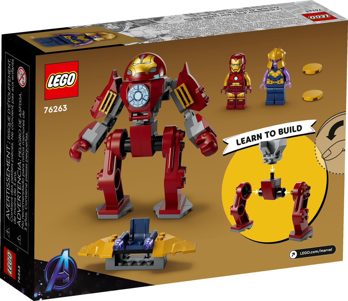 LEGO Marvel Iron Man Hulkbuster vs. Thanos (76263)