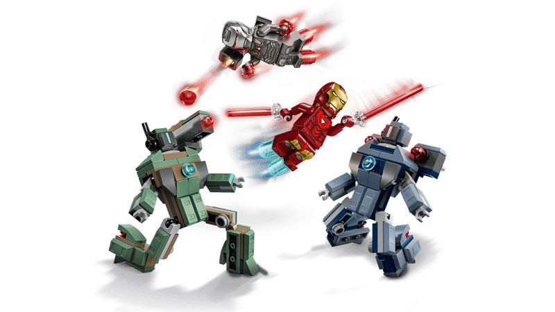 LEGO Marvel Iron Man & War Machine vs. Hammer Drones (76320)