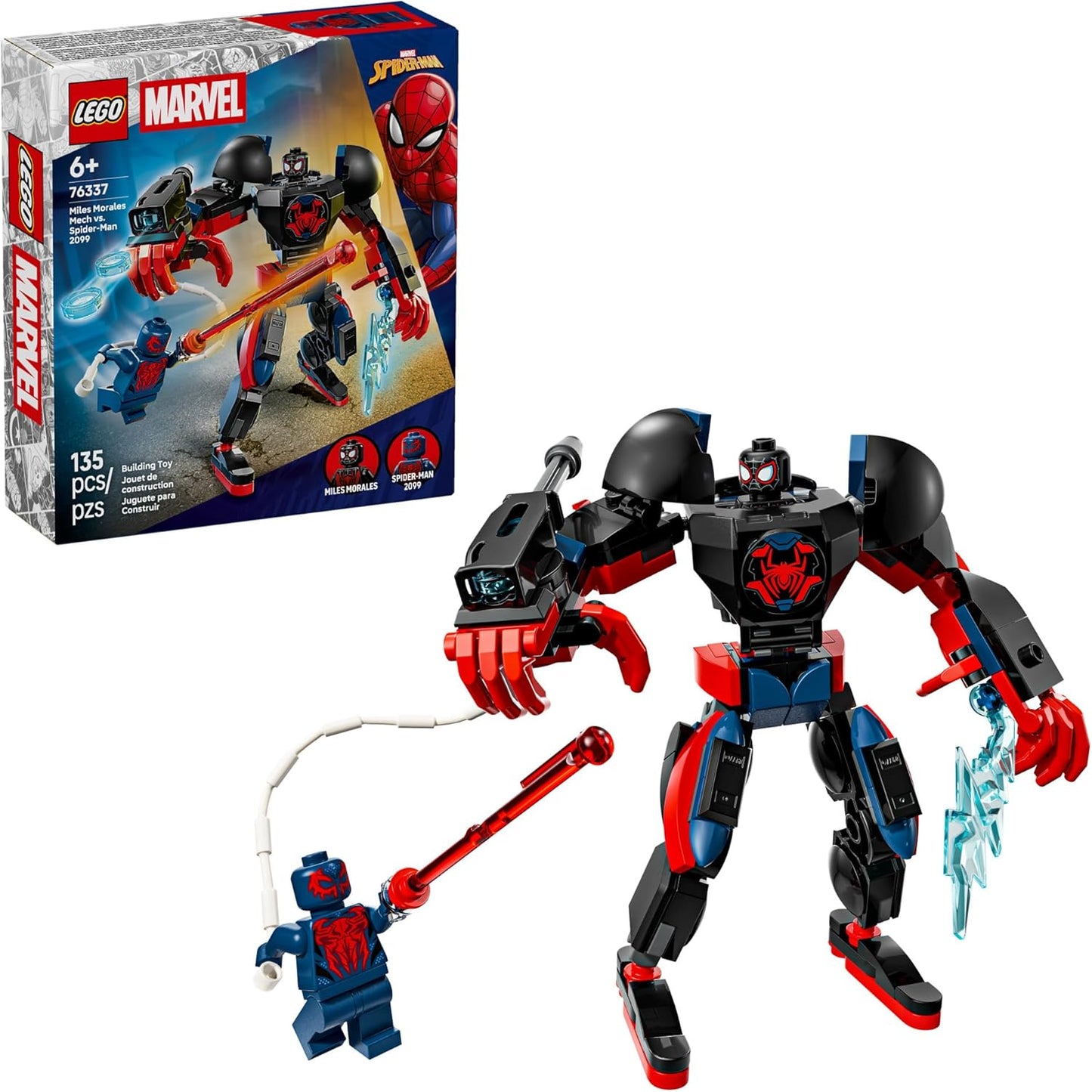 LEGO Marvel Miles Morales Mech vs. Spider-Man 2099 (76337)