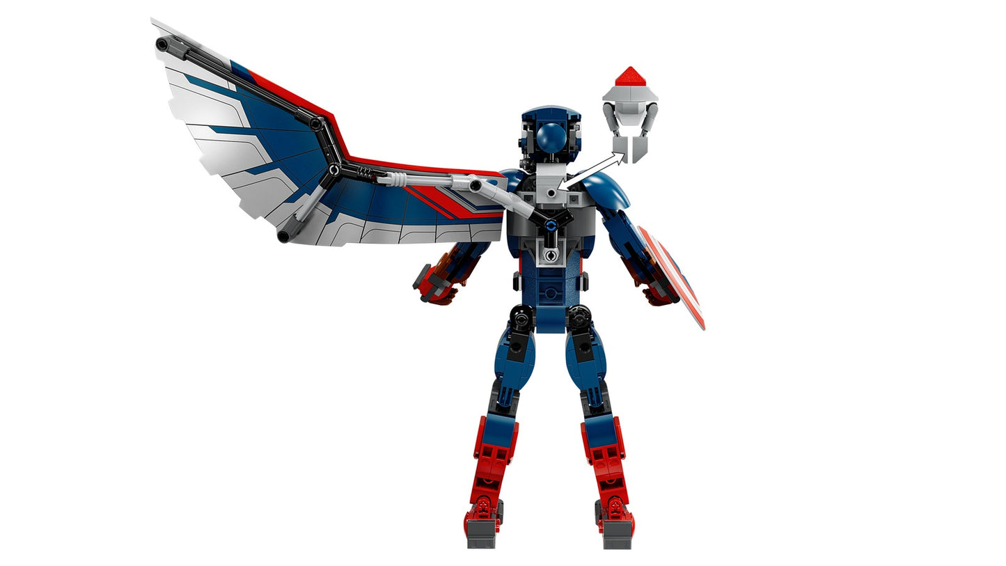LEGO Marvel Sam Wilson Captain America Buildable Figure (76296)