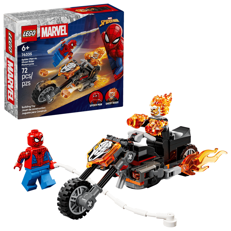LEGO Marvel Spider-Man vs. Ghost Rider Motorcycle (76335)