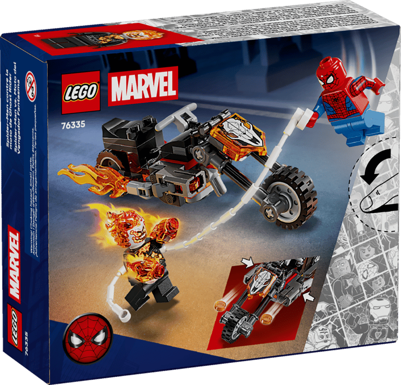 LEGO Marvel Spider-Man vs. Ghost Rider Motorcycle (76335)