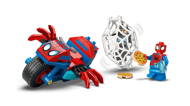 LEGO Spidey on his Motorcycle vs. Rhino (11206)