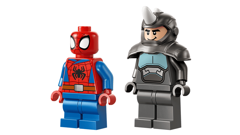 LEGO Spidey on his Motorcycle vs. Rhino (11206)