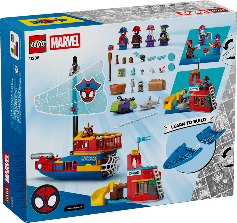 LEGO Spidey Team Pirate Ship (11208)