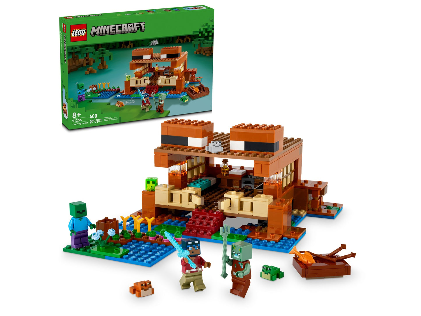 LEGO Minecraft House in the Shape of a Frog (21256)