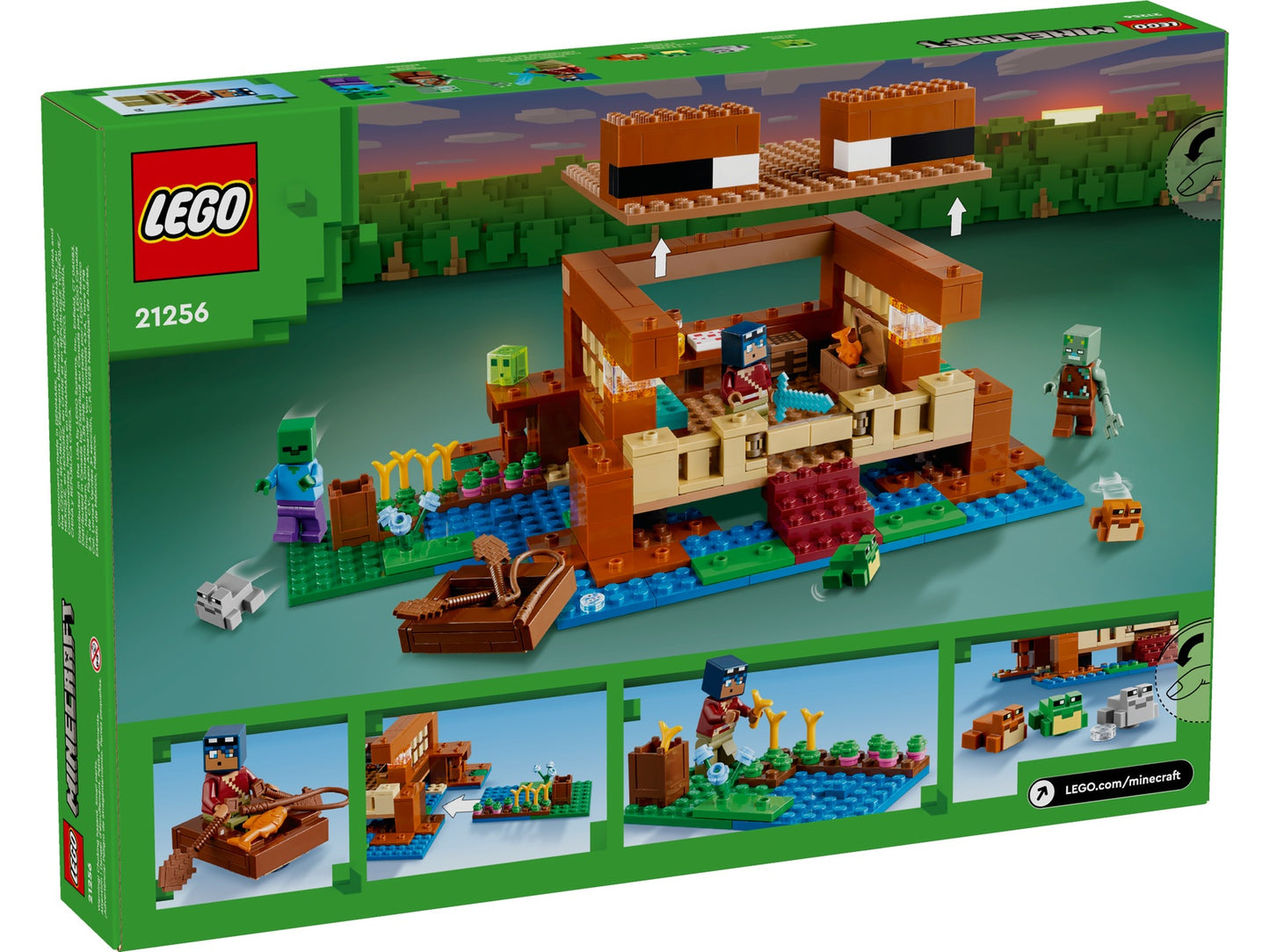 LEGO Minecraft House in the Shape of a Frog (21256)