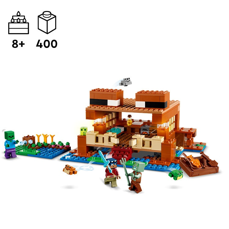 LEGO Minecraft House in the Shape of a Frog (21256)