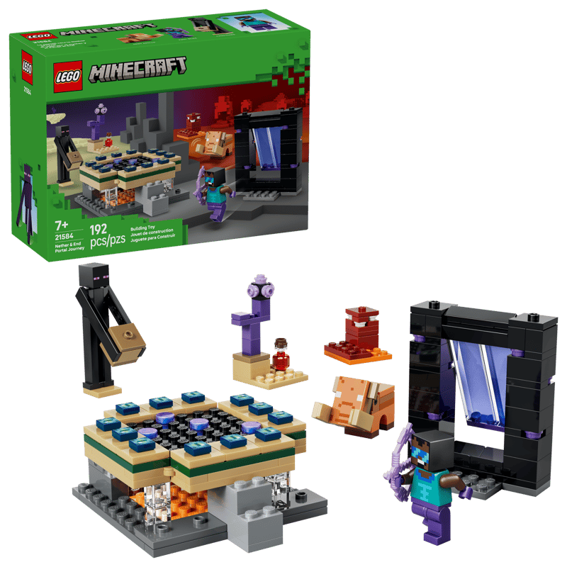 LEGO Minecraft Nether & End Portal Journey (21584)
