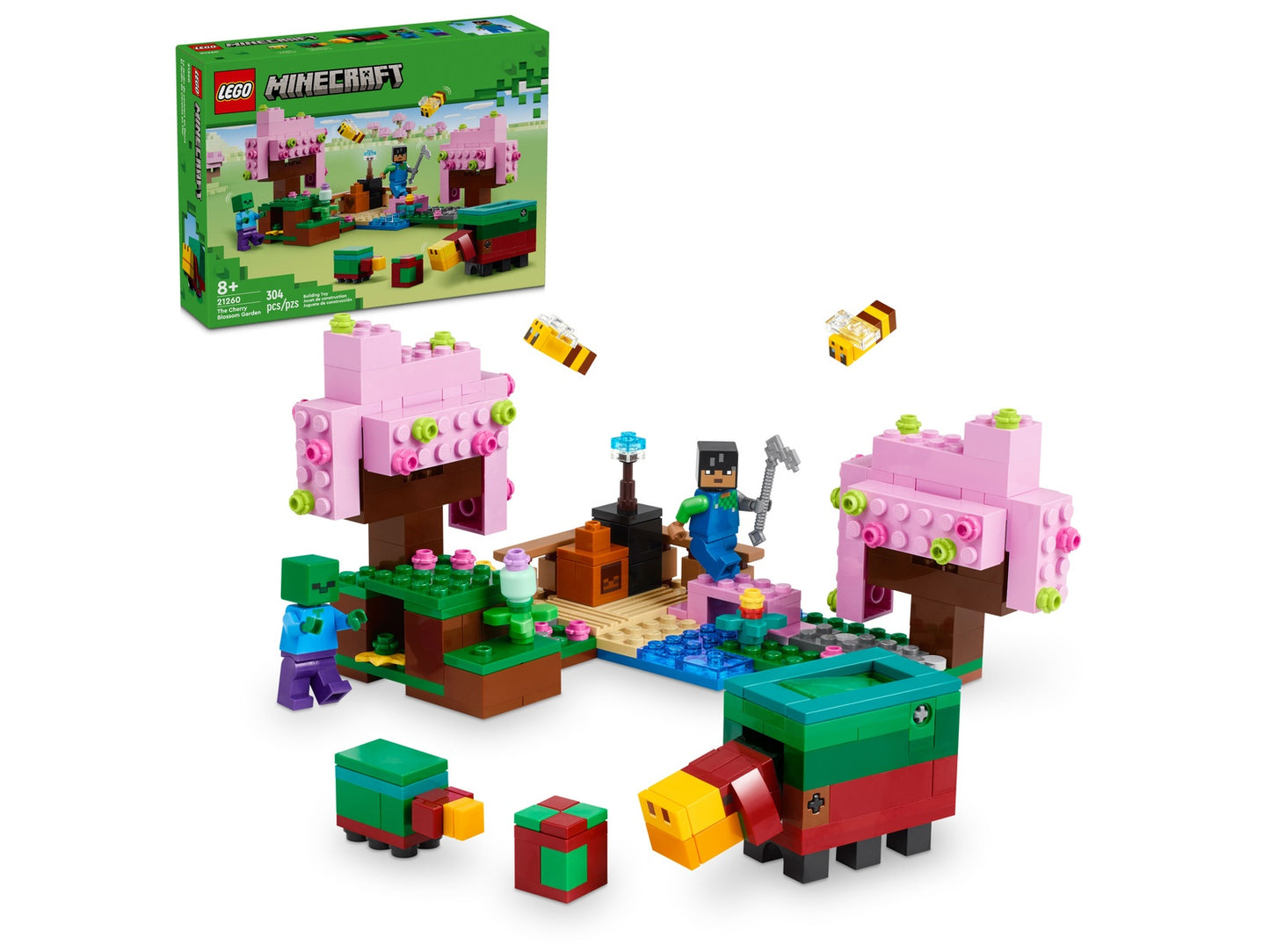 LEGO Minecraft The Cherry Blossom Garden (21260)