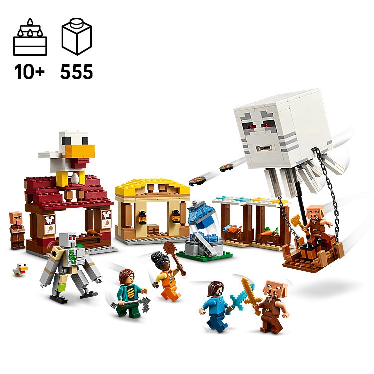 LEGO Minecraft The Ghast Balloon Village Attack (21273)