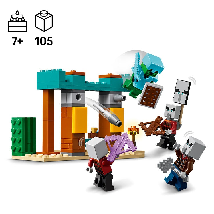 LEGO Minecraft The Illager Desert Patrol Set (21267)