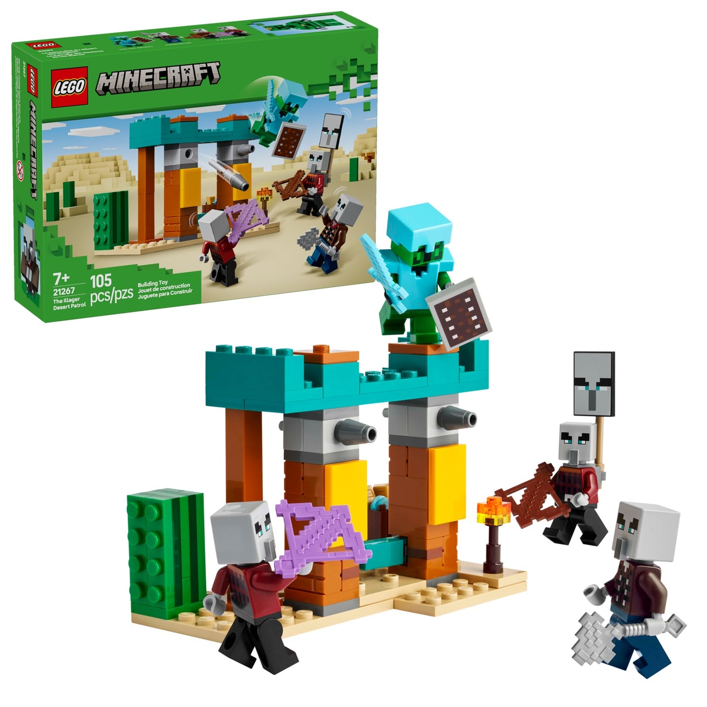 LEGO Minecraft The Illager Desert Patrol Set (21267)