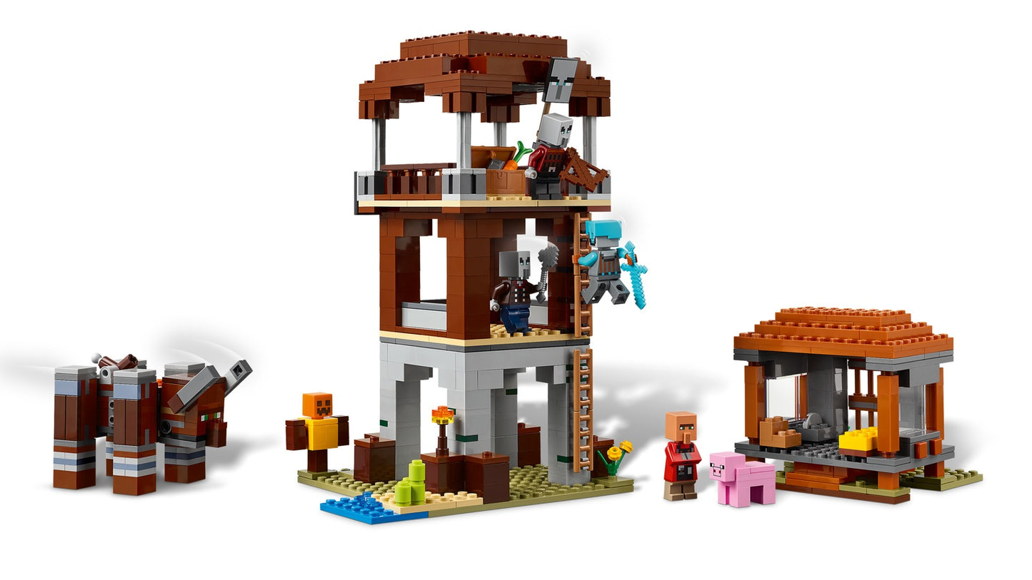 LEGO Minecraft The Pillager Outpost and Ravager (21278)