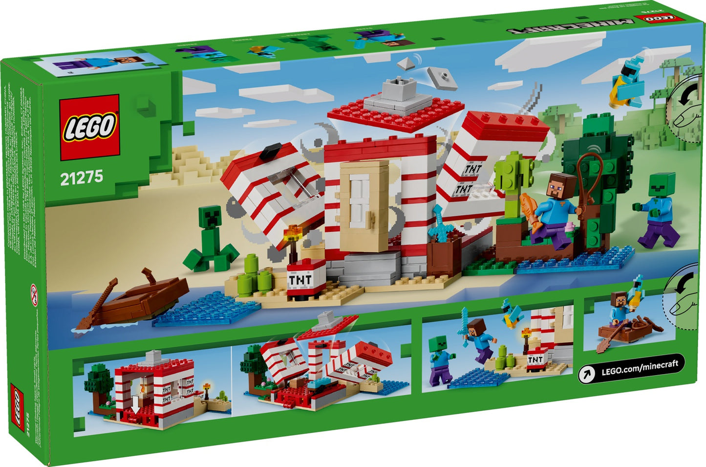 LEGO Minecraft The TNT Jungle House (21275)