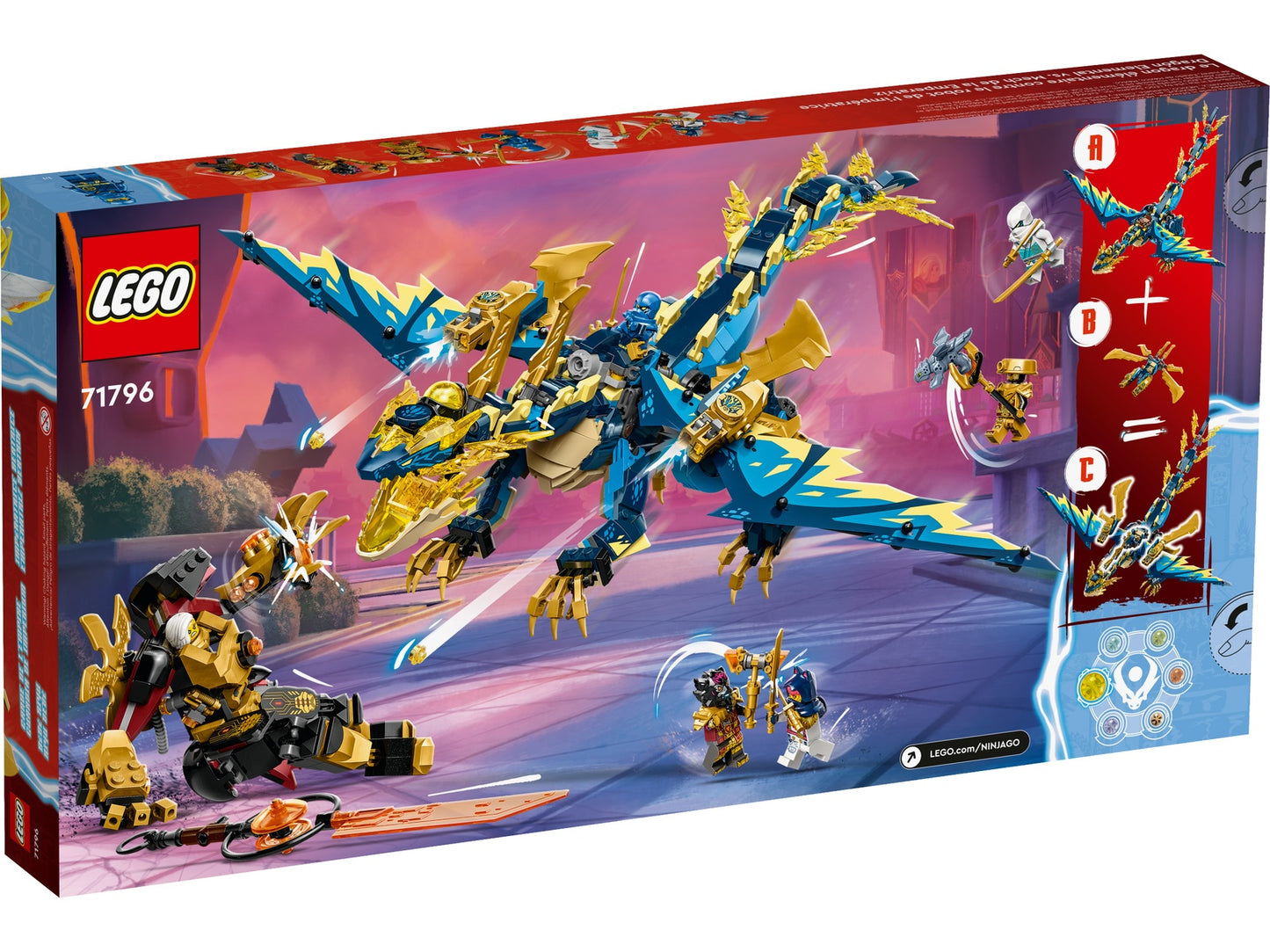 LEGO Ninjago Elemental Dragon vs. The Empress Mech (71796)