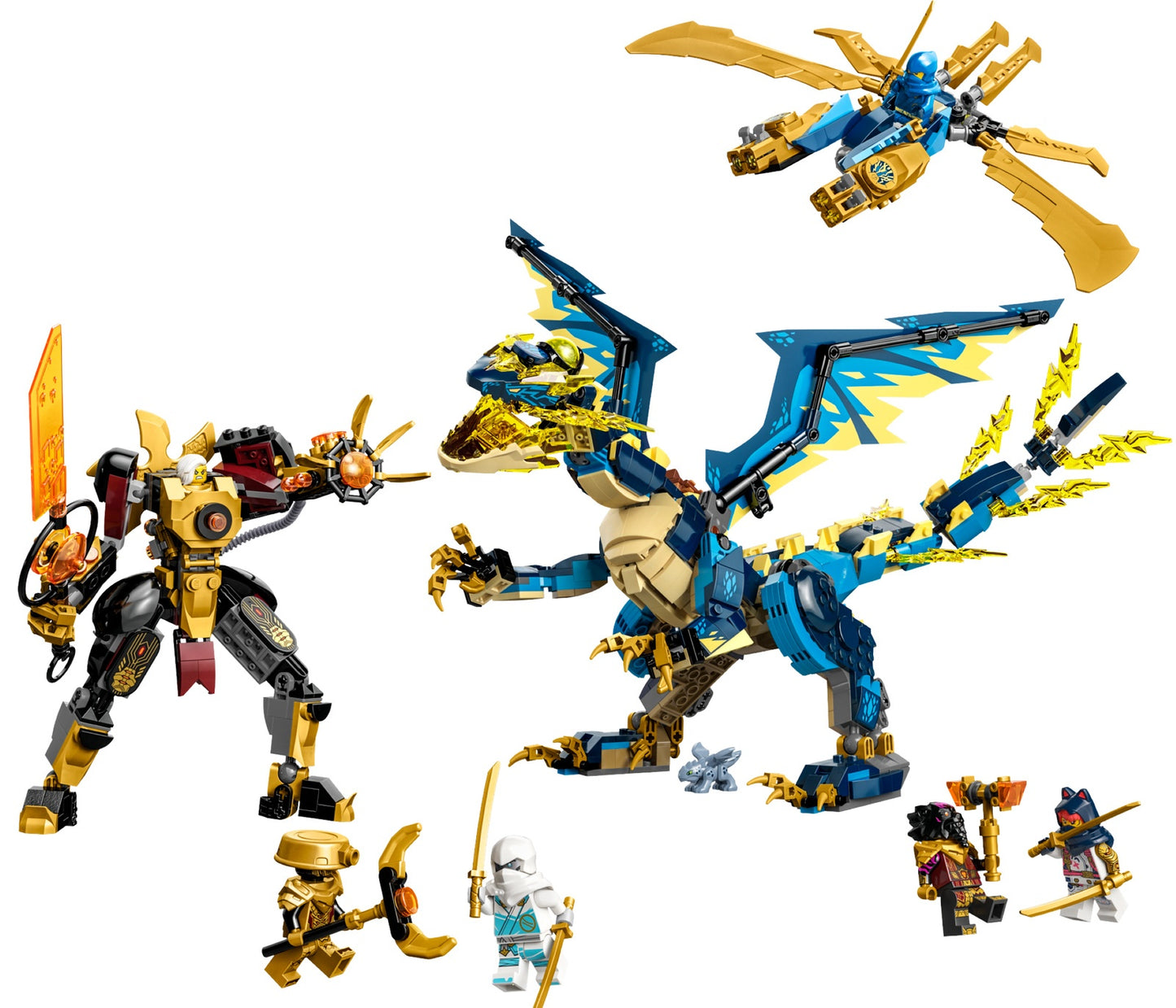 LEGO Ninjago Elemental Dragon vs. The Empress Mech (71796)