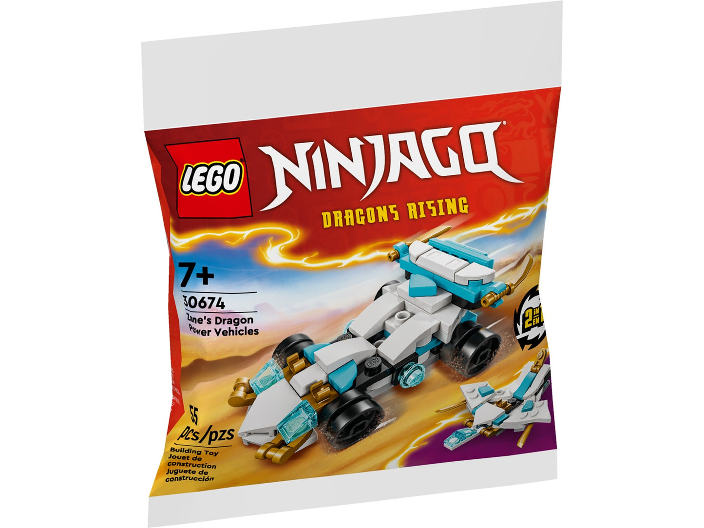 LEGO Ninjago Zane's Dragon Power Vehicles (30674)